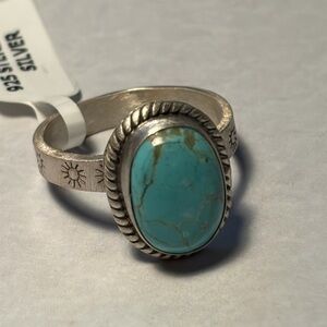 Number 8 Turquoise Ring